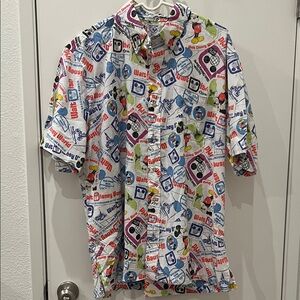 Walt Disney World 50th Anniversary Reyn Spooner Graphic Men's Shirt